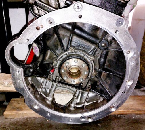 OM606/OM605 to Land Rover LT77 Adapter Plate CNC Billet