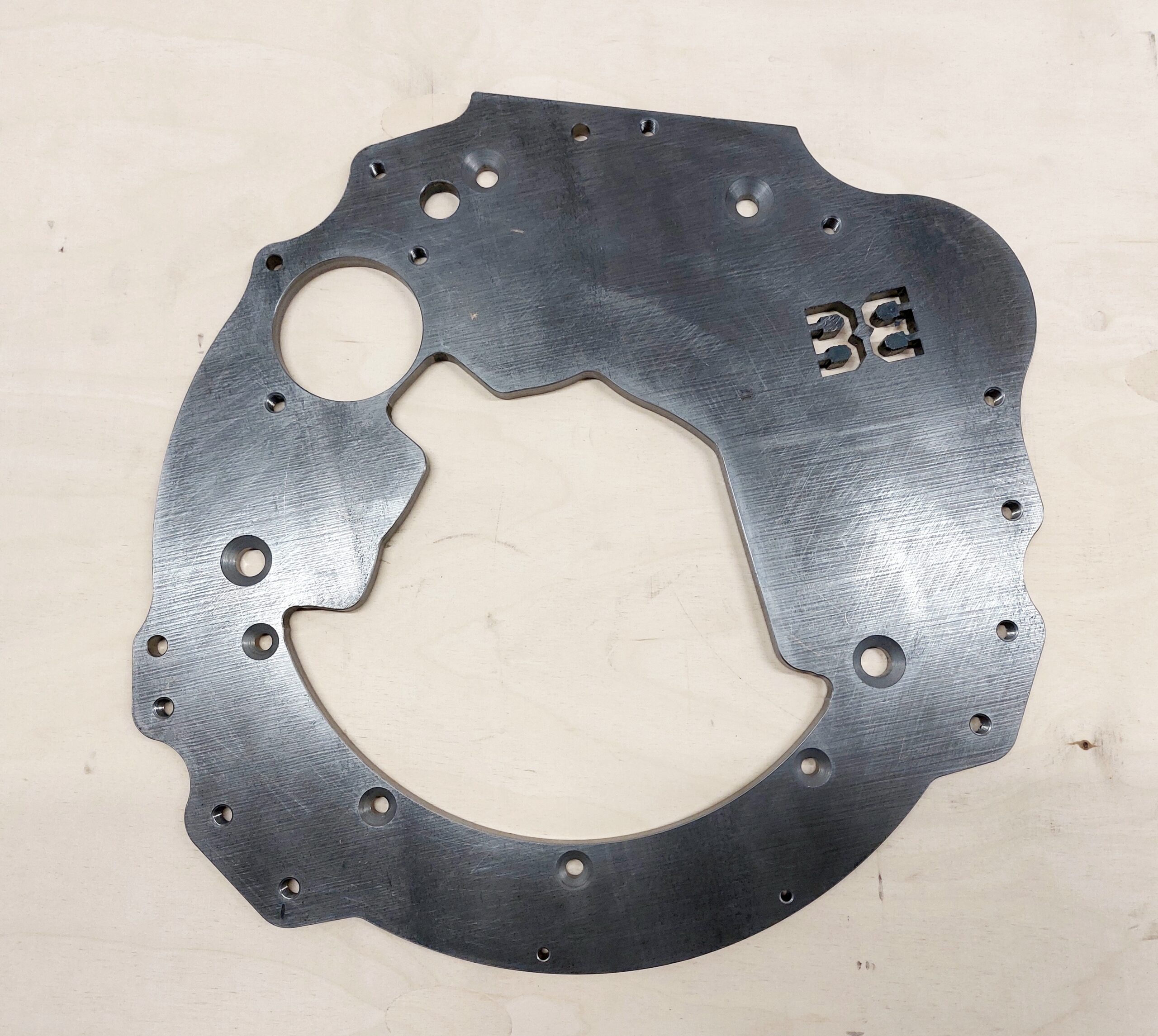 BMW M57 Narrow Block to Renault Mascott 3.0 Adapter Plate CNC Billet