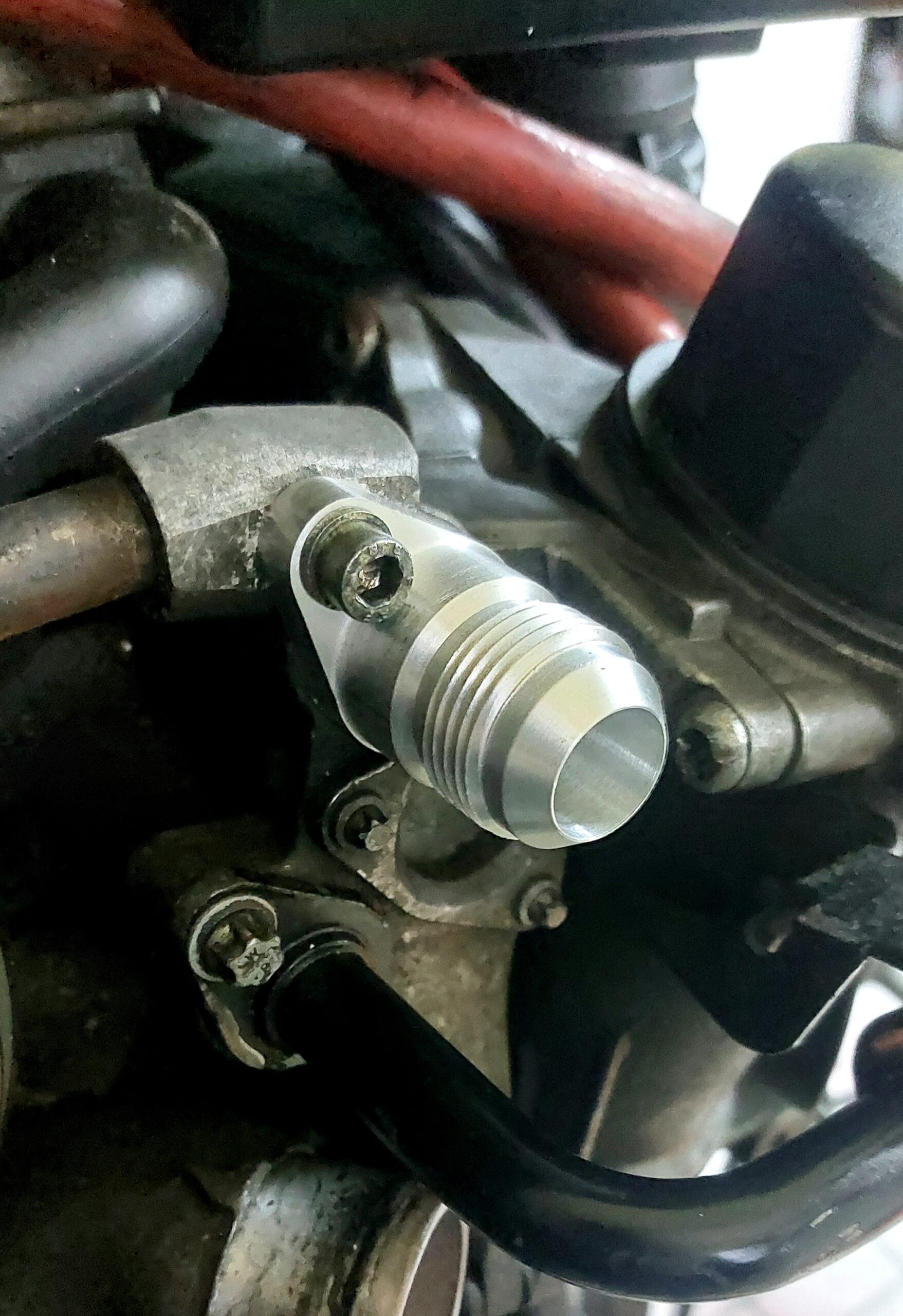 AN12 Oil Cooler Housing Adapter Fittings Mercedes M113k