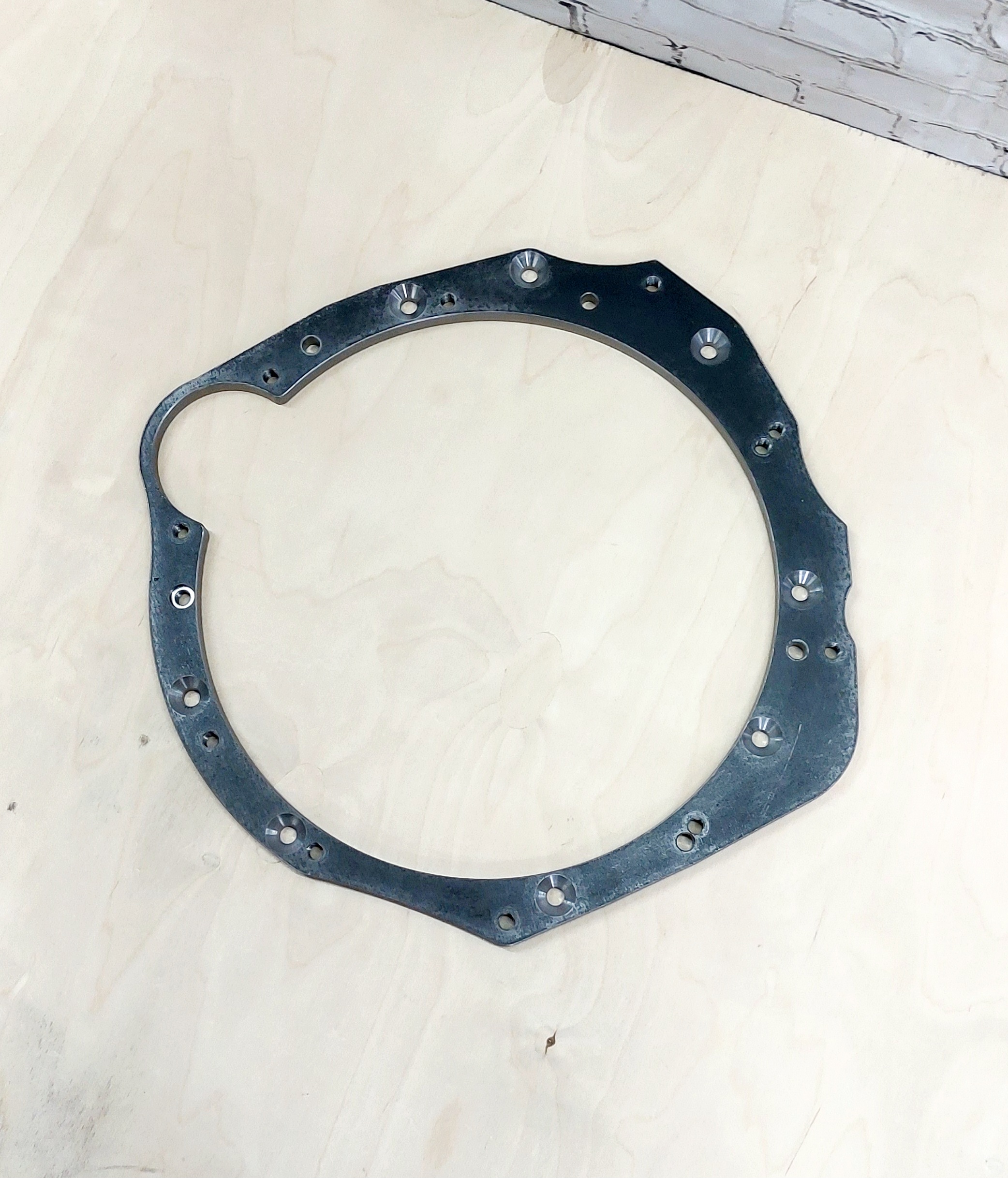 OM648/OM613 to Nissan Navara D40 pre-lift Adapter Plate