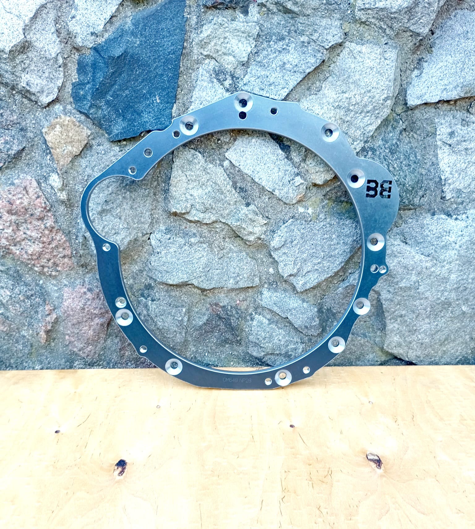 Mercedes-Benz OM648 to Nissan Patrol RD28 Adapter Plate